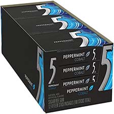 5 Gum Cobalt Peppermint 15ct 12pk 